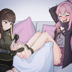 This is a pixiv picture whose title is 【约稿】少女前线.