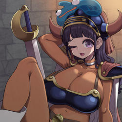 This is a pixiv picture whose title is ただドラクエ1の勇者の格好してるだけなんです！.