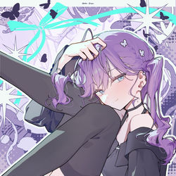 This is a pixiv picture whose title is 賀陽燐羽.