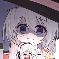 This is a pixiv picture whose title is お姉ちゃんだぁいすき！！！！~~❤️❤️❤️❤️.