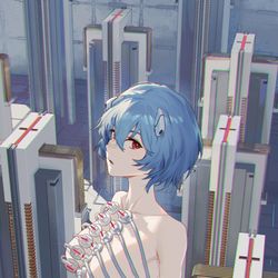 This is a pixiv picture whose title is 綾波レイ.