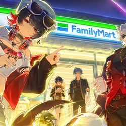 This is a pixiv picture whose title is 『ゼンレスゾーンゼロ』ファミマコラボ.