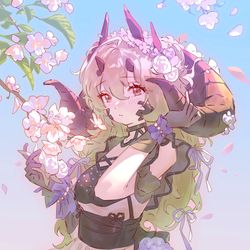 This is a pixiv picture whose title is 鳄鱼公主.