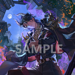 This is a pixiv picture whose title is 荒咬オウガ 誕生日記念2026.