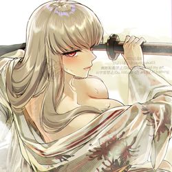 This is a pixiv picture whose title is 濡れ透けブレイド♨️.