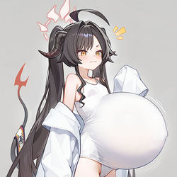 This is a pixiv picture whose title is 元気子宮.