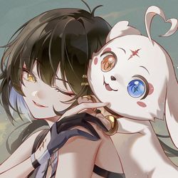 This is a pixiv picture whose title is 漂泊者.