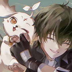 This is a pixiv picture whose title is 漂泊者.