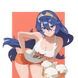 This is a pixiv picture whose title is Hooters Lucina.