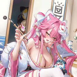 This is a pixiv picture whose title is Drunk Cat Raora.