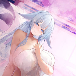 This is a pixiv picture whose title is 信濃(アズールレーン).