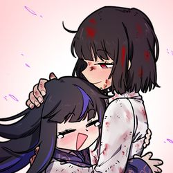 This is a pixiv picture whose title is 끊어지지 않는.