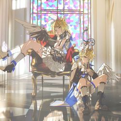 This is a pixiv picture whose title is 私设.