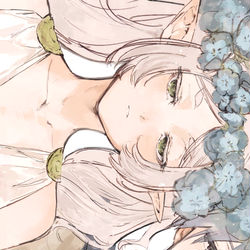 This is a pixiv picture whose title is 🌿🌱.