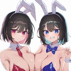 This is a pixiv picture whose title is 🐇.