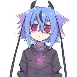 This is a pixiv picture whose title is 人外ミコト.