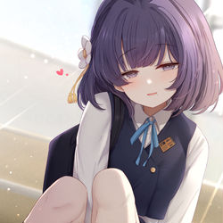 This is a pixiv picture whose title is 見せない美鈴.