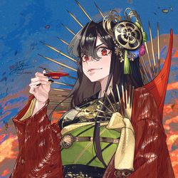 This is a pixiv picture whose title is ノッブ.