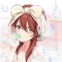 This is a pixiv picture whose title is 甜花ちゃん描いてた。.