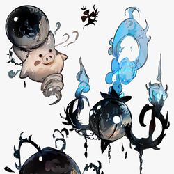 This is a pixiv picture whose title is Black Pearl.