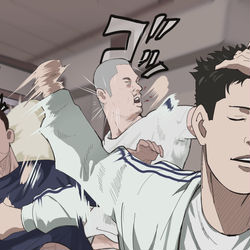 This is a pixiv picture whose title is ドブカスラッシュ 下克上の裏技.