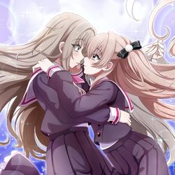 This is a pixiv picture whose title is 孤月の巫女.