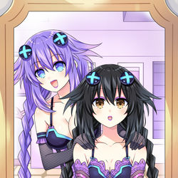 This is a pixiv picture whose title is Purple Lookalikes.