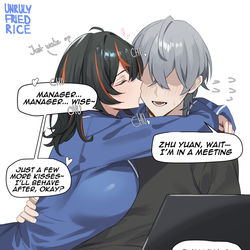 This is a pixiv picture whose title is Morning with Zhu Yuan.