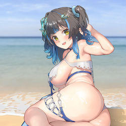 This is a pixiv picture whose title is 《正确的姿势》（瑟瑞斯）.