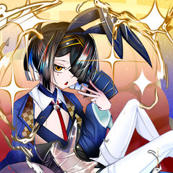 This is a pixiv picture whose title is バニーディーラー徐福ちゃん.