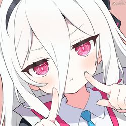 This is a pixiv picture whose title is Should I poke it too?.