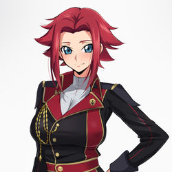 This is a pixiv picture whose title is コードギアス - 紅月カレン.