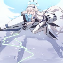 This is a pixiv picture whose title is ヒマリさん(臨戦).