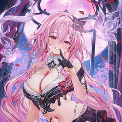 This is a pixiv picture whose title is 長夜月の秘密❤️.