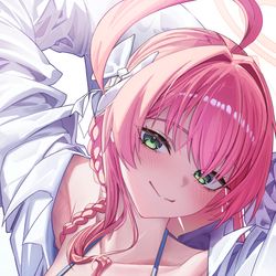 This is a pixiv picture whose title is hanako.