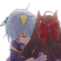 This is a pixiv picture whose title is 「側に居てくれた 大切な」.