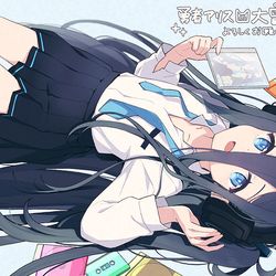 This is a pixiv picture whose title is アリスはキャラソンを聞いています.