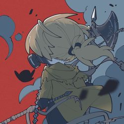 This is a pixiv picture whose title is 그 연기는 푸른색이었어....