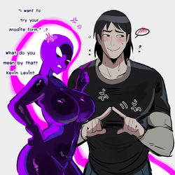 This is a pixiv picture whose title is Gwen Kevin.