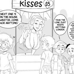 This is a pixiv picture whose title is Dennis the Menace comic.