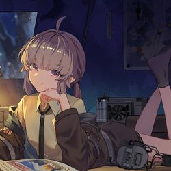 This is a pixiv picture whose title is 夏安.