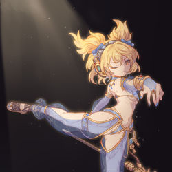 This is a pixiv picture whose title is 【摸鱼】神子舞娘装.