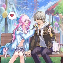 This is a pixiv picture whose title is あーん.