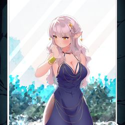 This is a pixiv picture whose title is [ Com ] Dress Challenge.