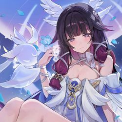 This is a pixiv picture whose title is Columbina.