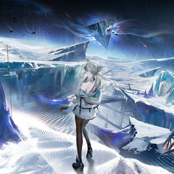 This is a pixiv picture whose title is 『アークナイツ：エンドフィールドリリース』記念イラスト.