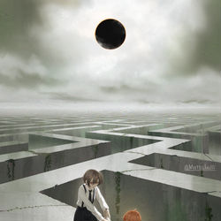 This is a pixiv picture whose title is 042/ゴールの無い世界で.