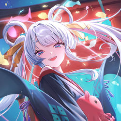 This is a pixiv picture whose title is 月見ヤチヨ.