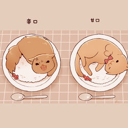 This is a pixiv picture whose title is カレー.