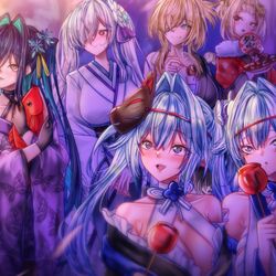 This is a pixiv picture whose title is 🎆.